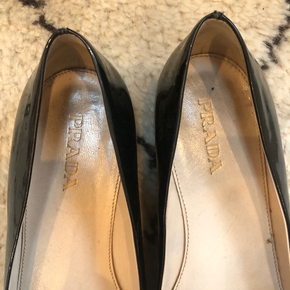 Prada Pointed Toe Jeweled Flat - Picture 3 of 6